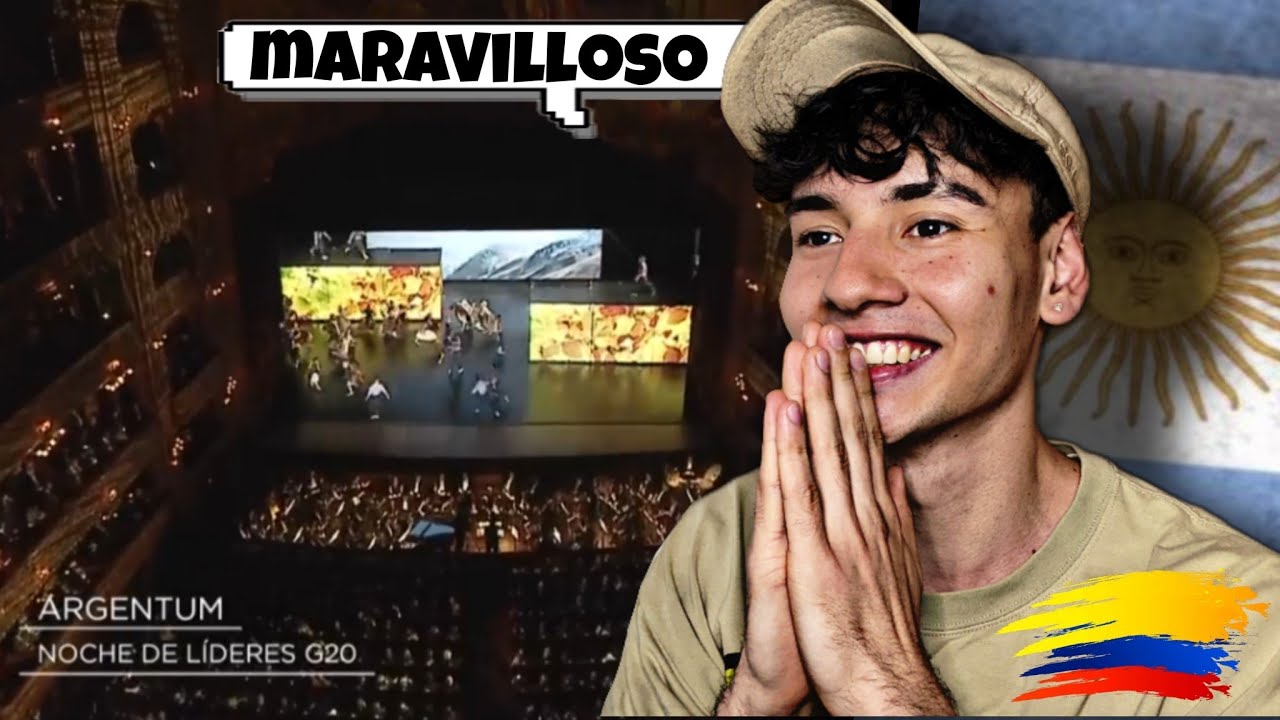 ARGENTUM, el espectáculo que emocionó al G20 🇦🇷 Colombiano reacciona 🇨🇴 | Erick MTZ