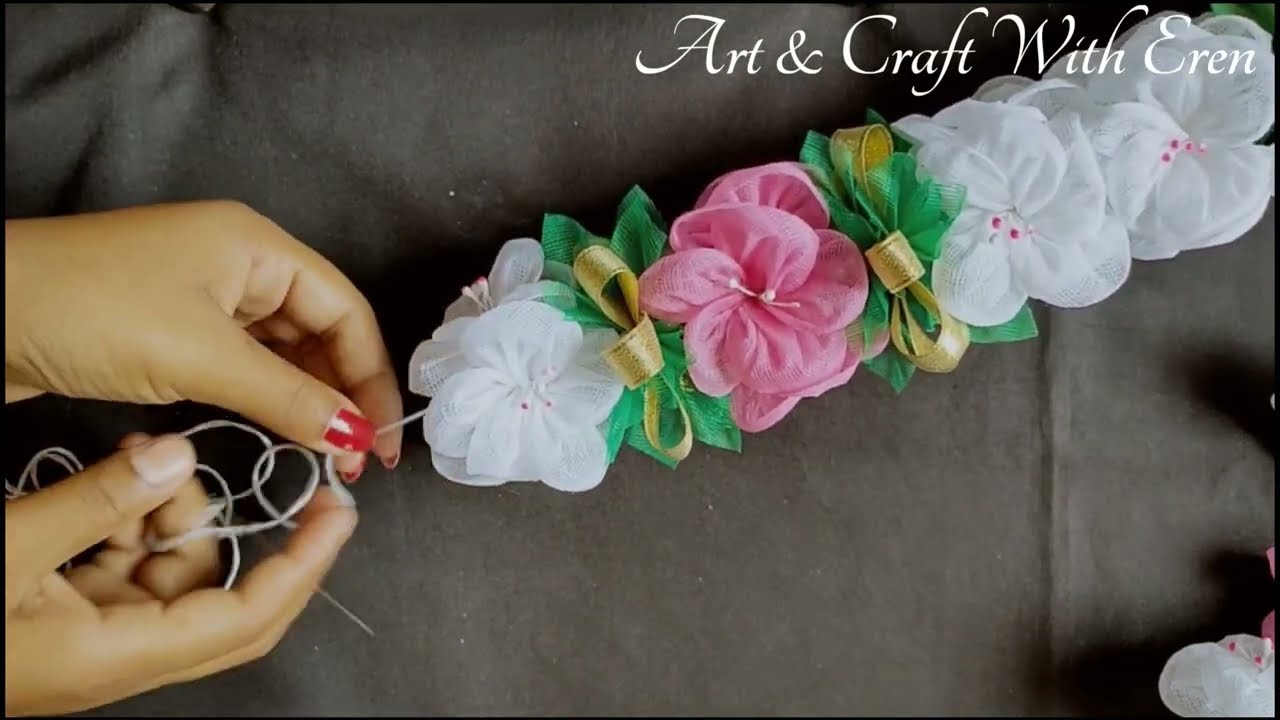 Beautiful Garland For Wedding, Engagement and Holy Communion// शादी , लोटा पानी के लिए माला