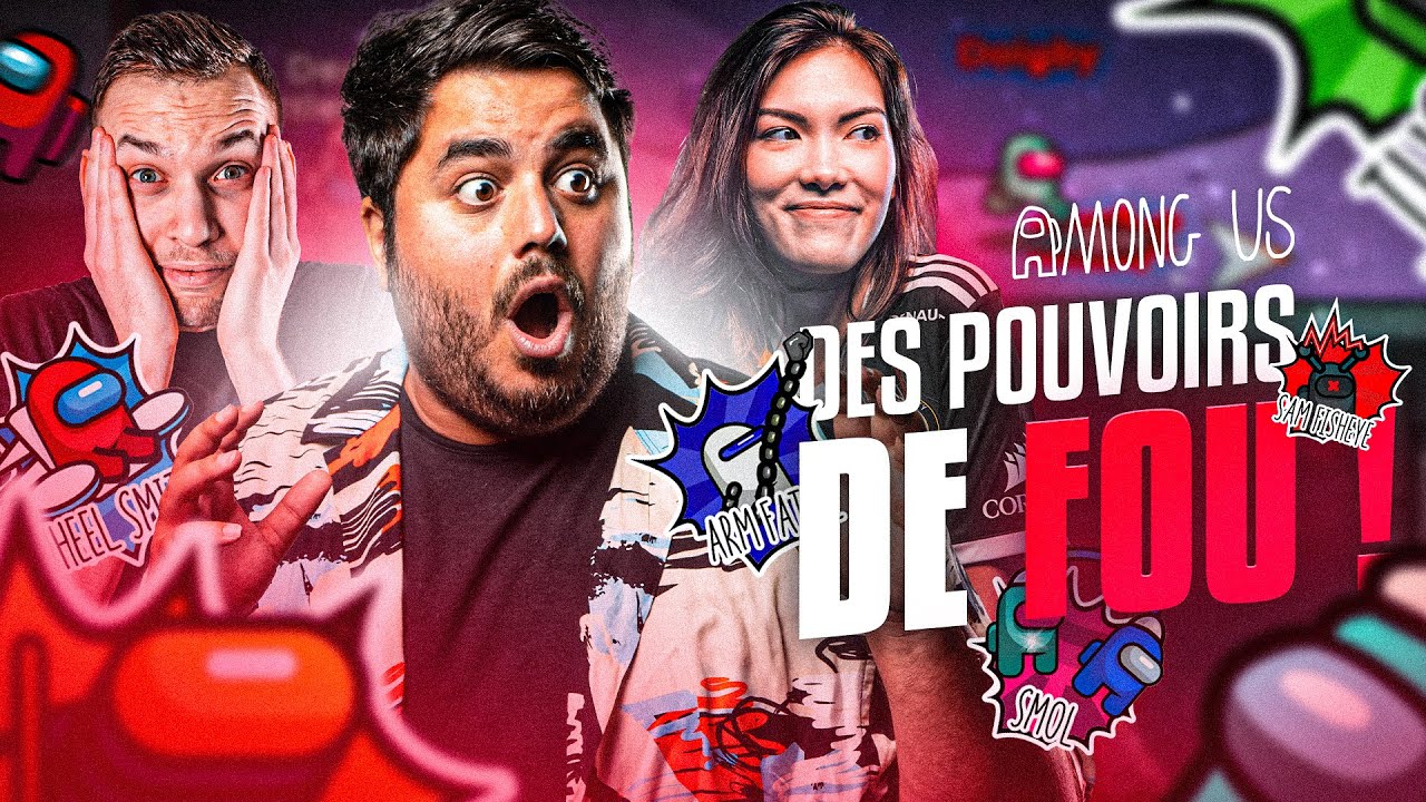 AMONG US AVEC DES POUVOIRS DE FOU ! 🔪
