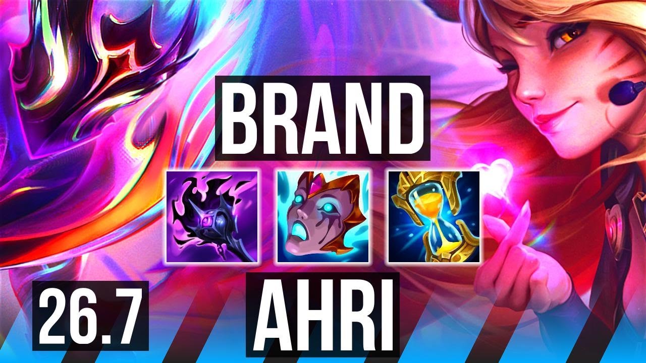 BRAND vs AHRI (MID) | Electrocute | KR Diamond | 26.7