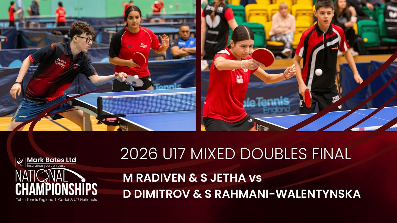 Radiven/Jetha vs Dimitrov/Rahmani-Walentynska | U17 Mixed Doubles final | Mark Bates Ltd Nationals