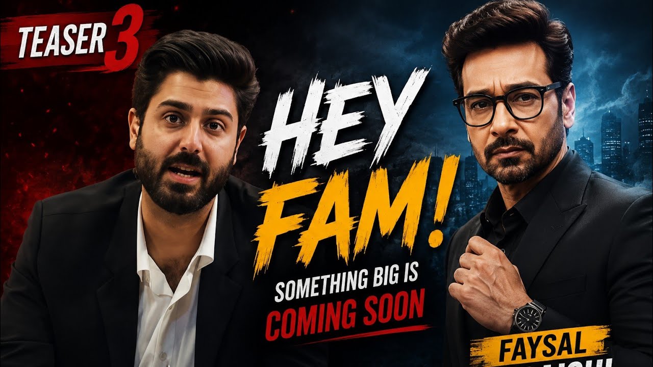 Hey Fam Teaser 3 - Faizan Ka Sach Aur Faysal Quraishi Hey Fam Drama ARY Digital #hey #upcoming 