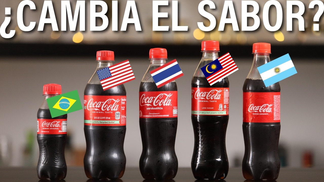 Cata de Coca Cola: Brasil, EEUU, Tailandia, Malasia y Argentina