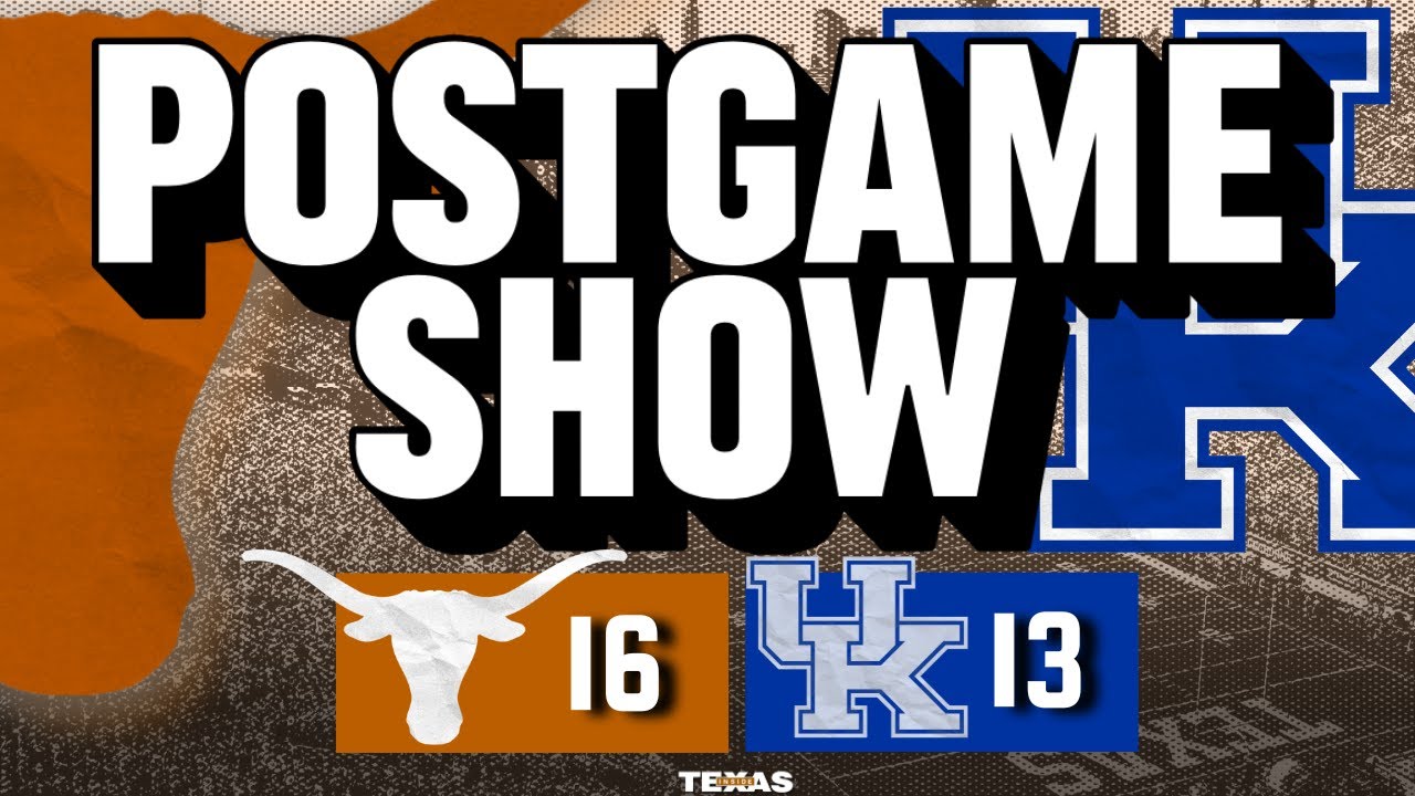 POSTGAME: Texas Survives Kentucky Scare in 16-13 Overtime Win