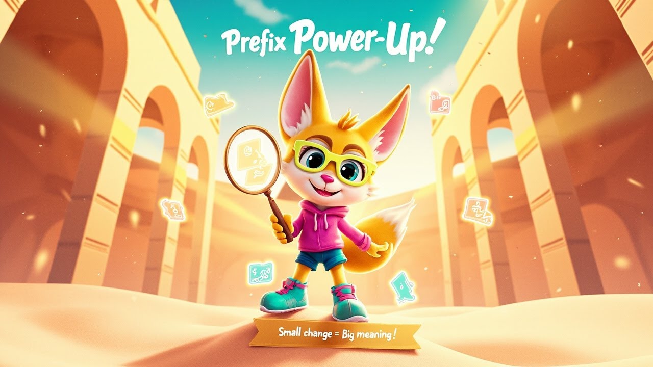 Prefix Power‑Up! (re‑, un‑, pre‑, mis‑, dis‑) | Kids Grammar Song