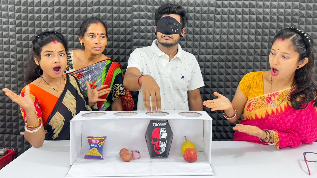 Mystery Box Challenge With Family 😳 Jolo Chip খেতে হল 🔥 Popat ho gaya