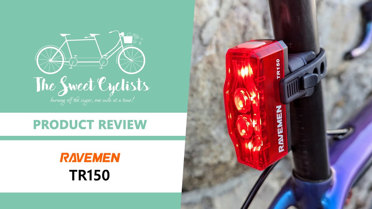 RAVEMEN TR150 Smart Bike Taillight Review - feat. Brake Sensor + 4 LEDs + USB-C + Multiple Mounts