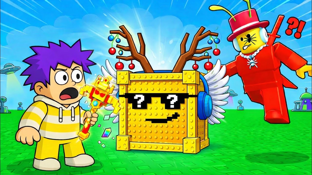 WOW AKU BERHASIL DAPATKAN OG TERBARU DARI LUCKYBLOX ADMIN! Roblox Break a Lucky Blox Indonesia #7