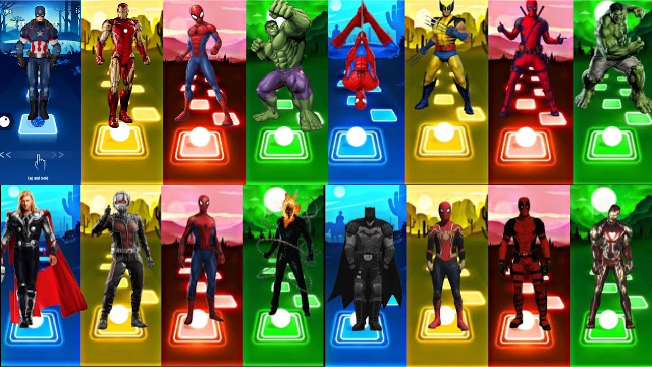 HULK🆚CAPTAIN AMERICA🆚SPIDER MAN🆚WOLWERINE🆚DEADPOOL🆚THOR🆚ANT MAN🆚BATMAN | RISHAT TELIS HOP EDM RUSH !