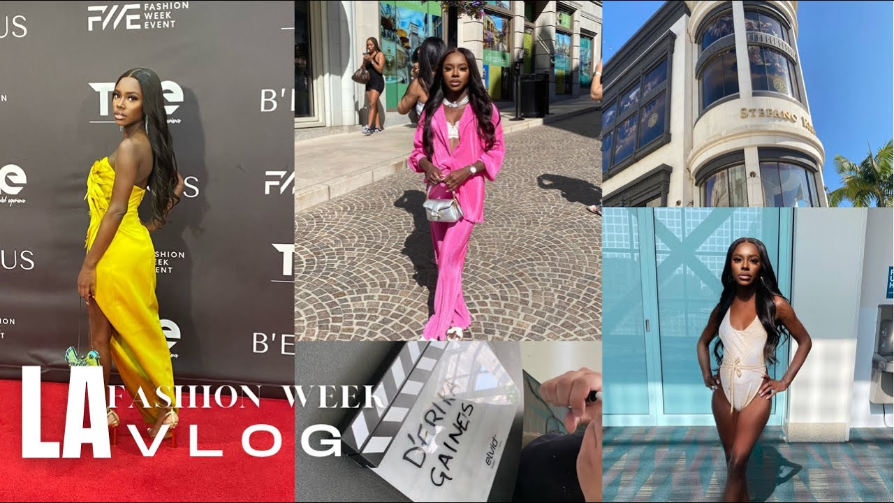 VLOG | I WALKED THE RUNWAY AT LA FASHION WEEK SS22