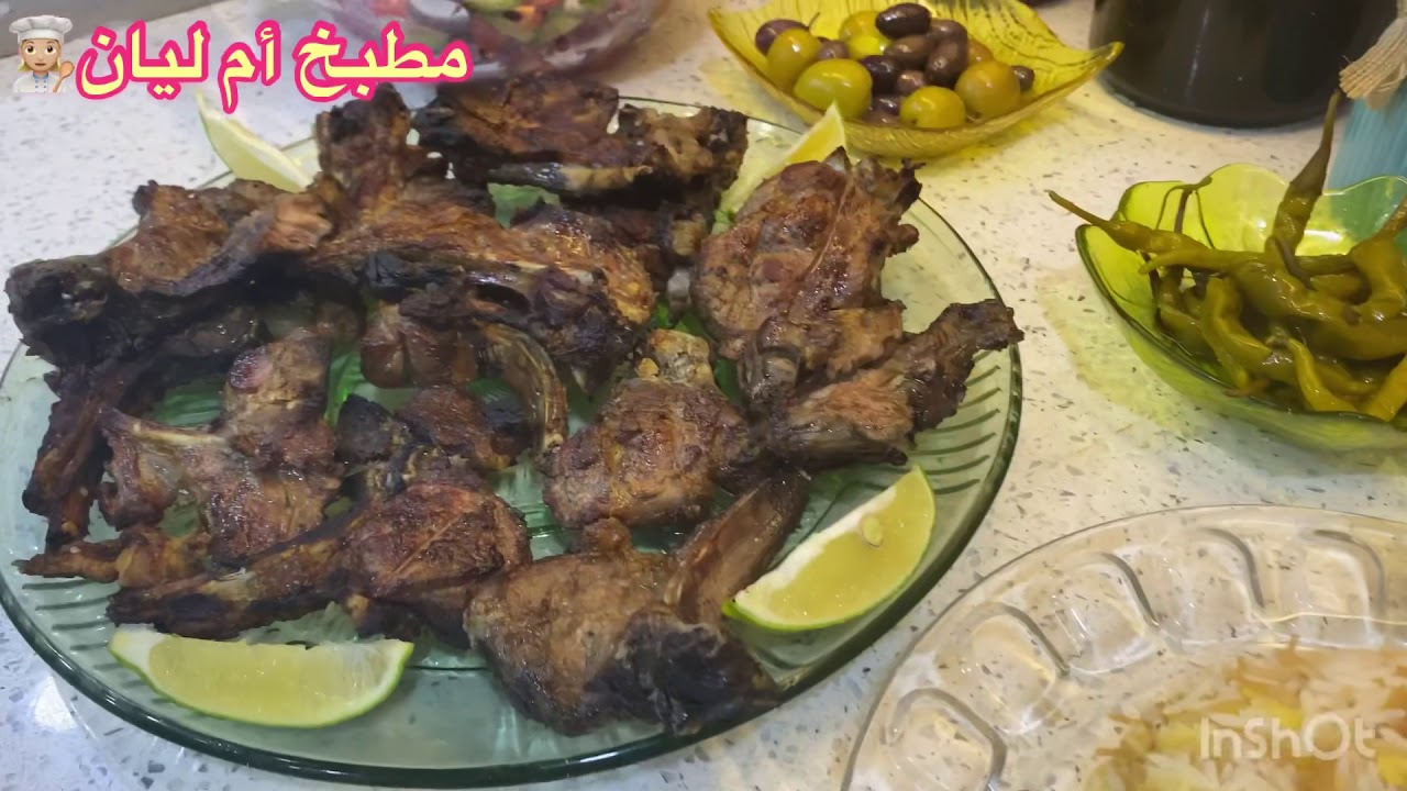 ضلوع لحم غنم(على الفحم)🤤🤤
