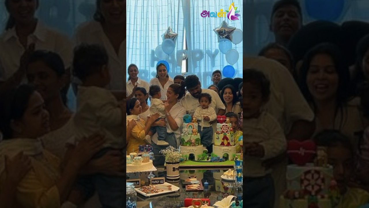 Uyir & Ulag&rsquo;s First Birthday Celebration In Malaysia 🥳😍 Nayanthara & Vignesh Shivan