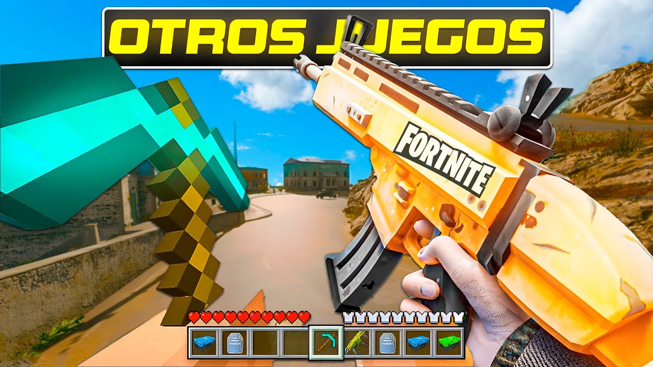 ¿Y si Free Fire, Fortnite y Minecraft estuvieran en Warzone Black ops 6?