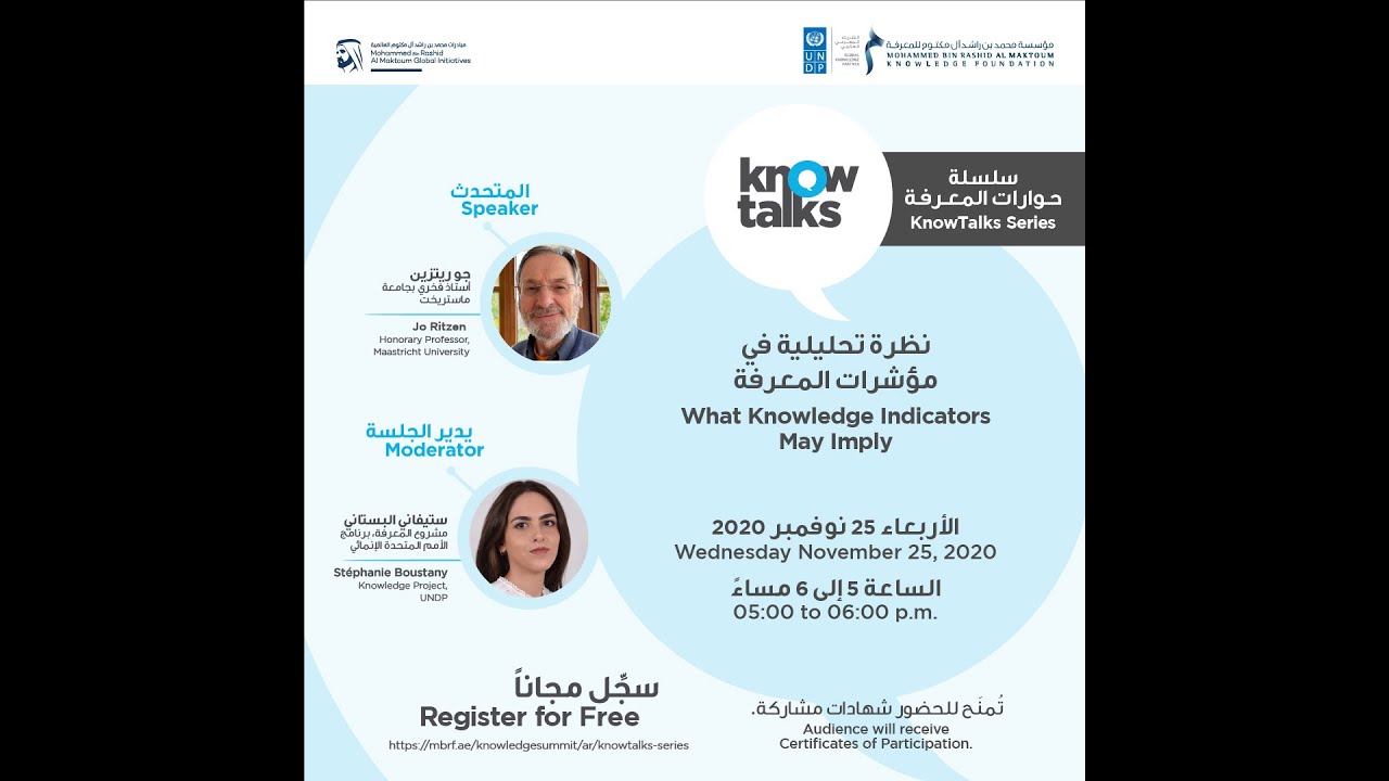 KnowTalks Session: What Knowledge Indicators May Imply