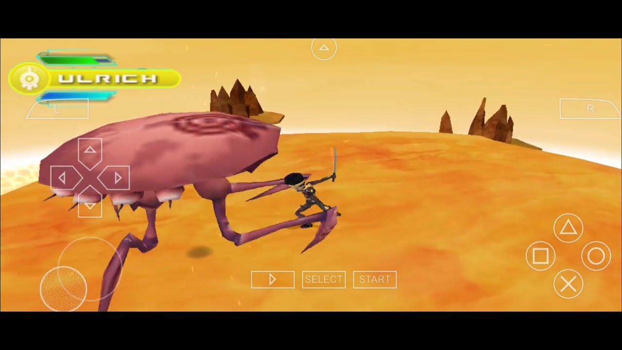 Code Lyoko Quest of infinity - PSP Android - video with sounds  - gameplay - william's return
