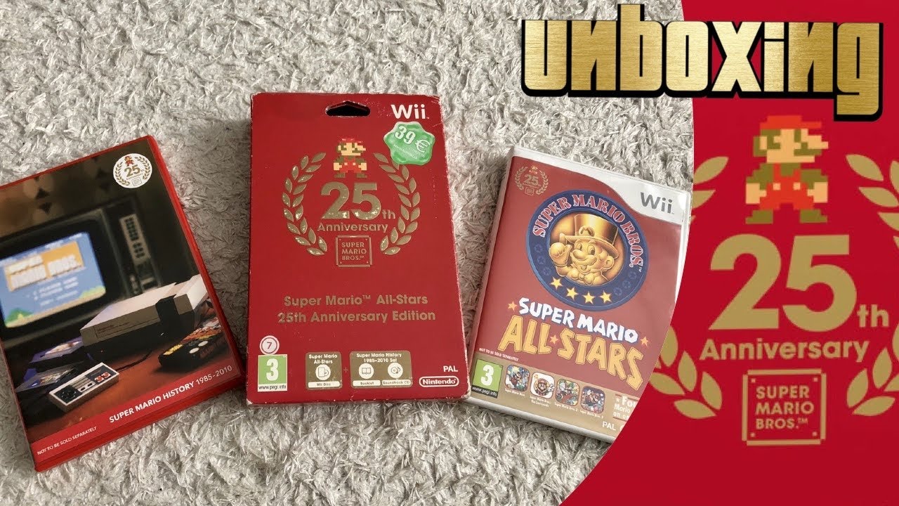 (unboxing) Super Mario All-Stars 25th Anniversary (Wii)