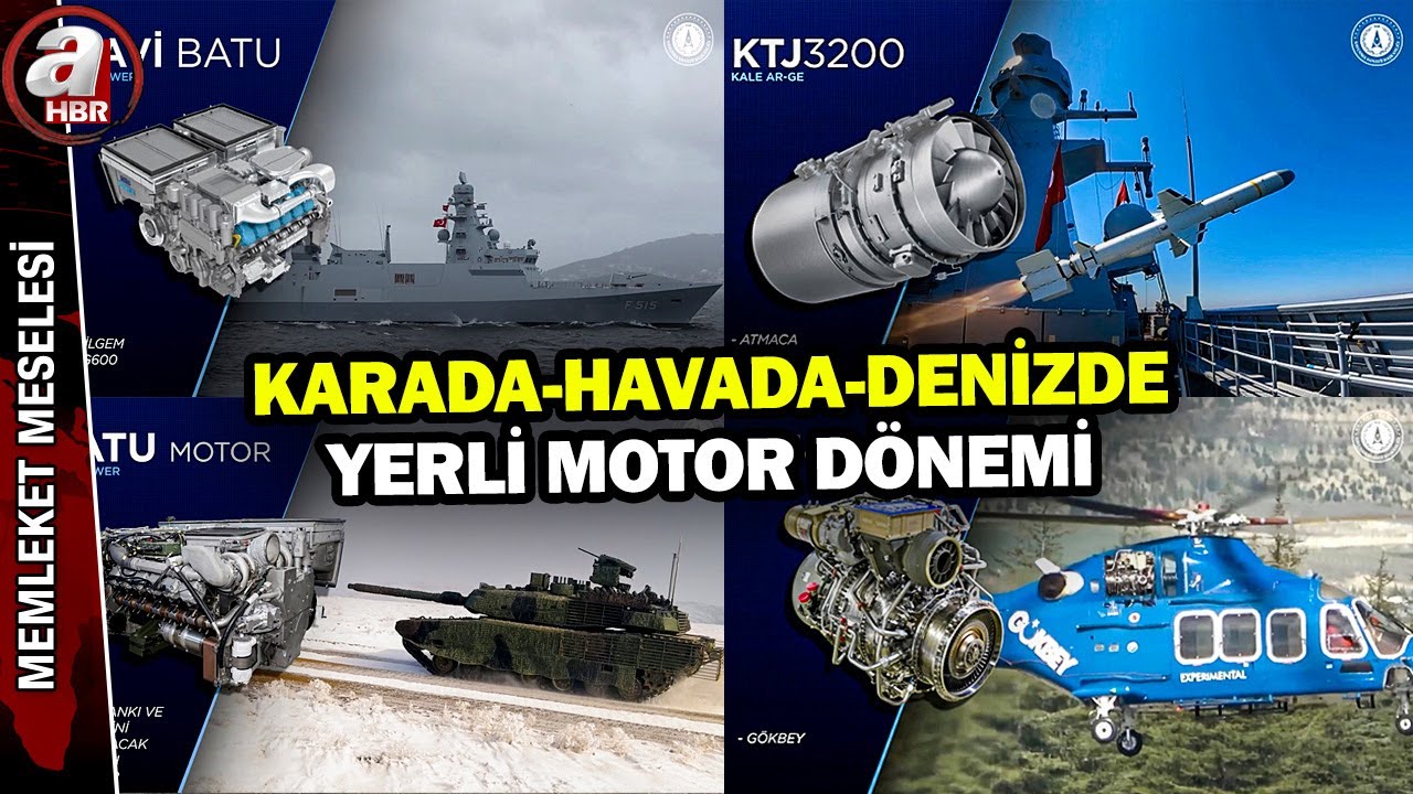 Türkiye hangi yerli motorları üretti, üretiyor? İşte karada, havada, denizde yerli motor dönemi