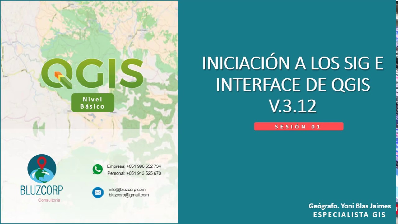 Sesión 01 - CURSO COMPLETO QGIS | C.F Ing Agricola UNALM