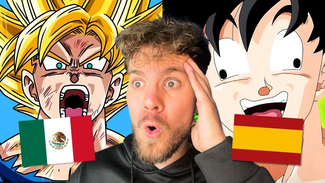 ESPAÑOL REACCIONA al DOBLAJE LATINO vs ESPAÑOL en DRAGON BALL ¿CUAL ES MEJOR? 🇲🇽🇪🇸
