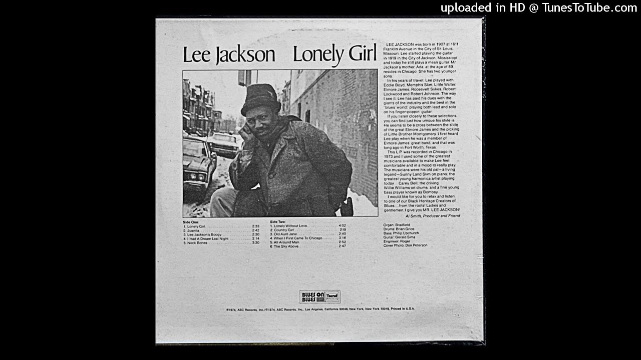 Lee Jackson - Lonely girl