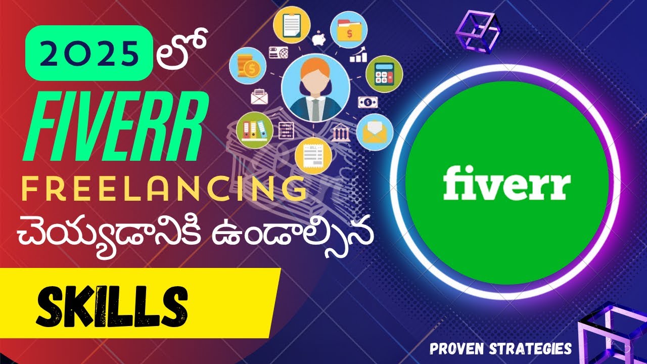 Best Skills to Make Money on Fiverr 2025 in Telugu| Step-by-Step Guide for Beginners
