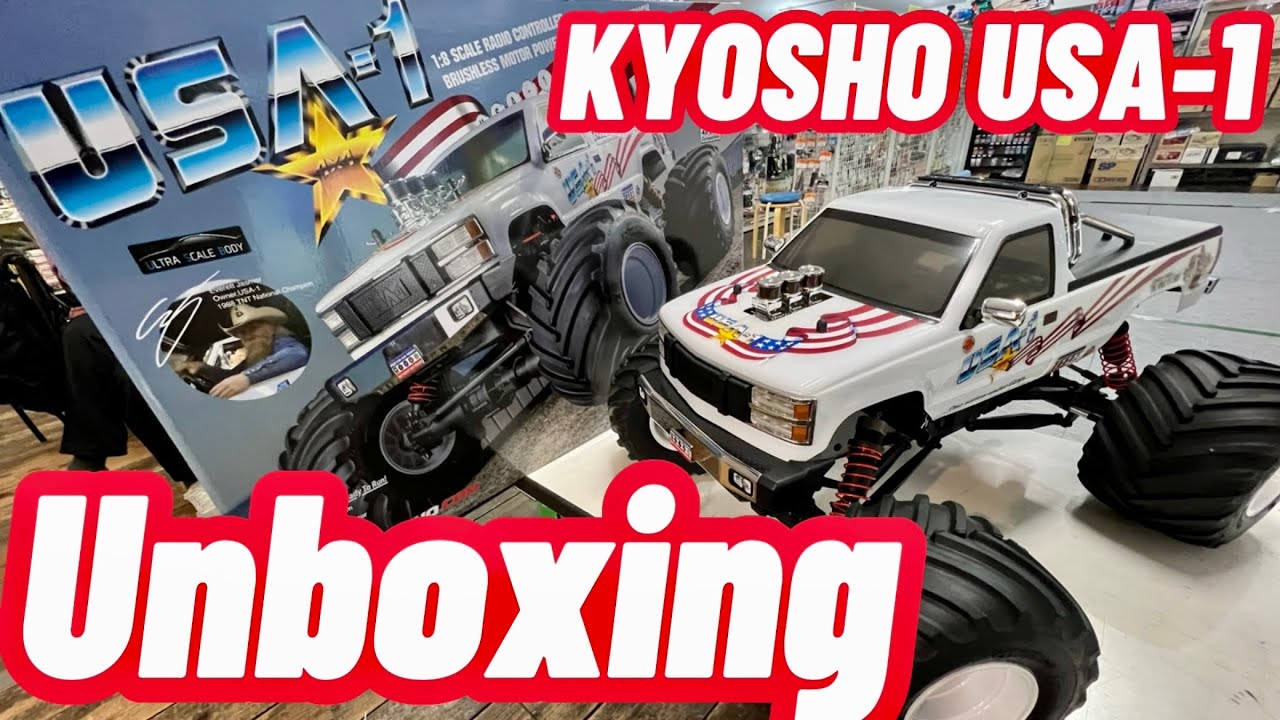 【Ｕ・Ｓ・Ａ！】京商USA-1 VE開封【Ｕ・Ｓ・Ａ！】1/8ビッグモンスタートラック　KYOSHO