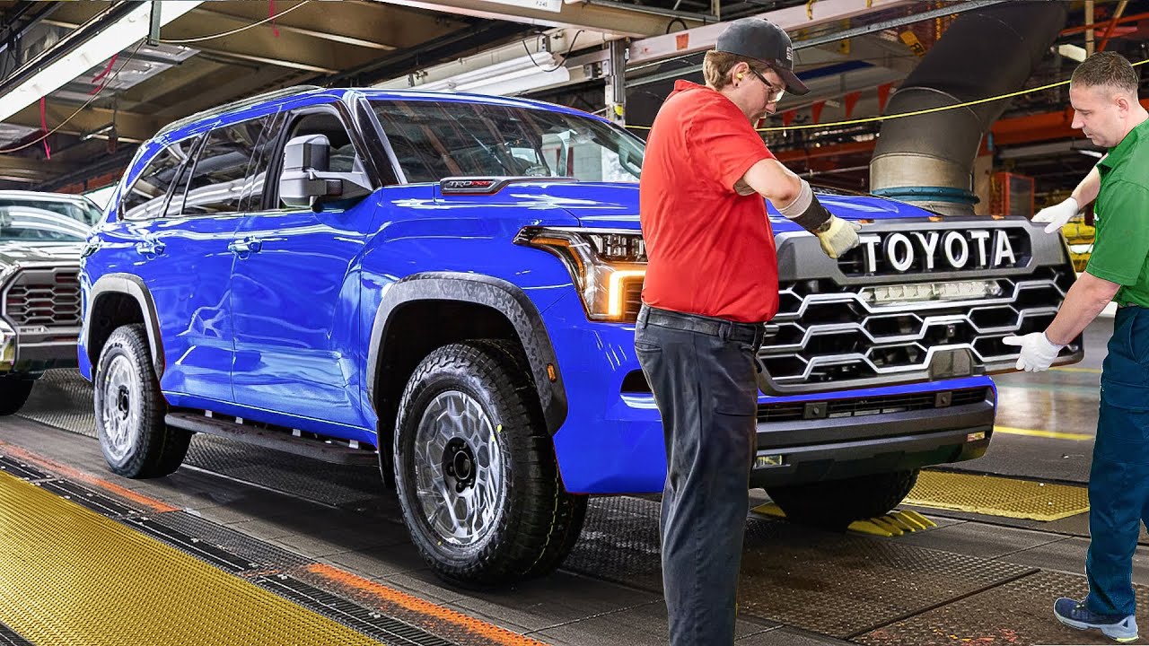 How They Build the New Massive Toyota Sequoia in the US