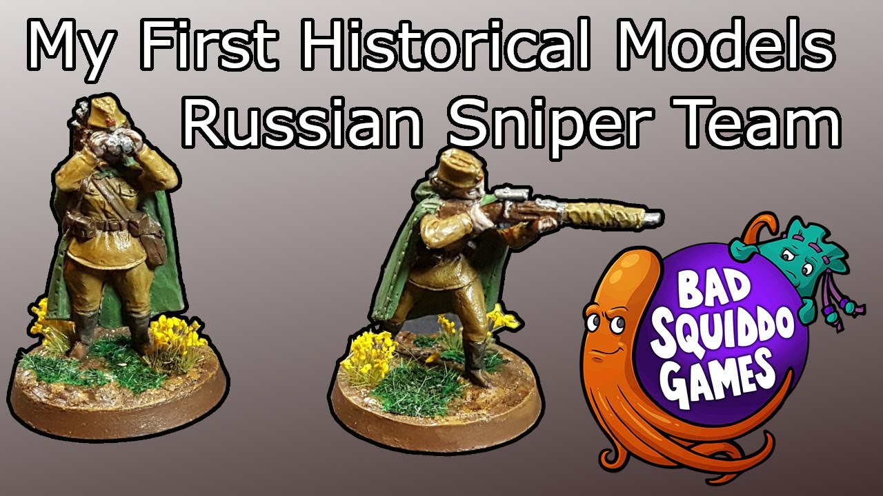 These Russian Snipers are my first historical models.