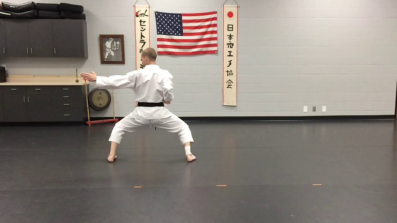 Tekki Shodan (Slow Motion - Rear View)