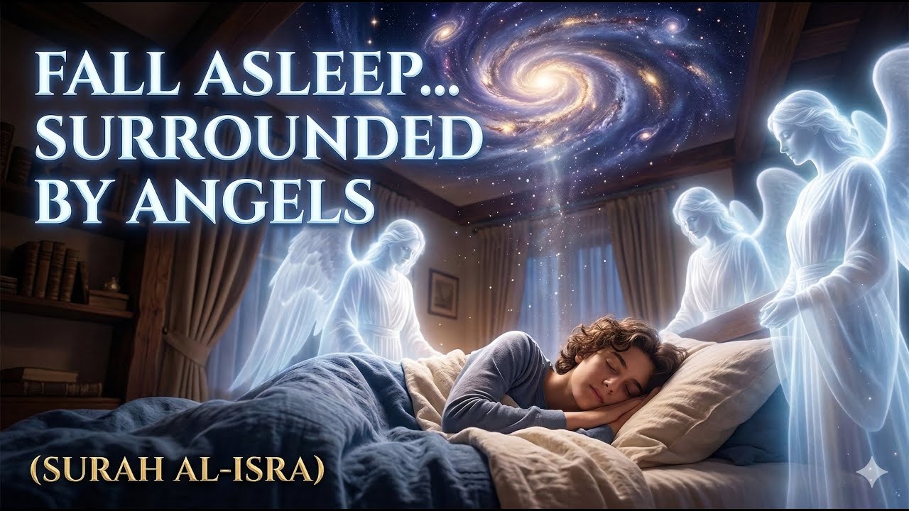 Засыпайте в окружении ангелов 🌌 Супер небесное ночное путешествие (Сура Аль-Исра)