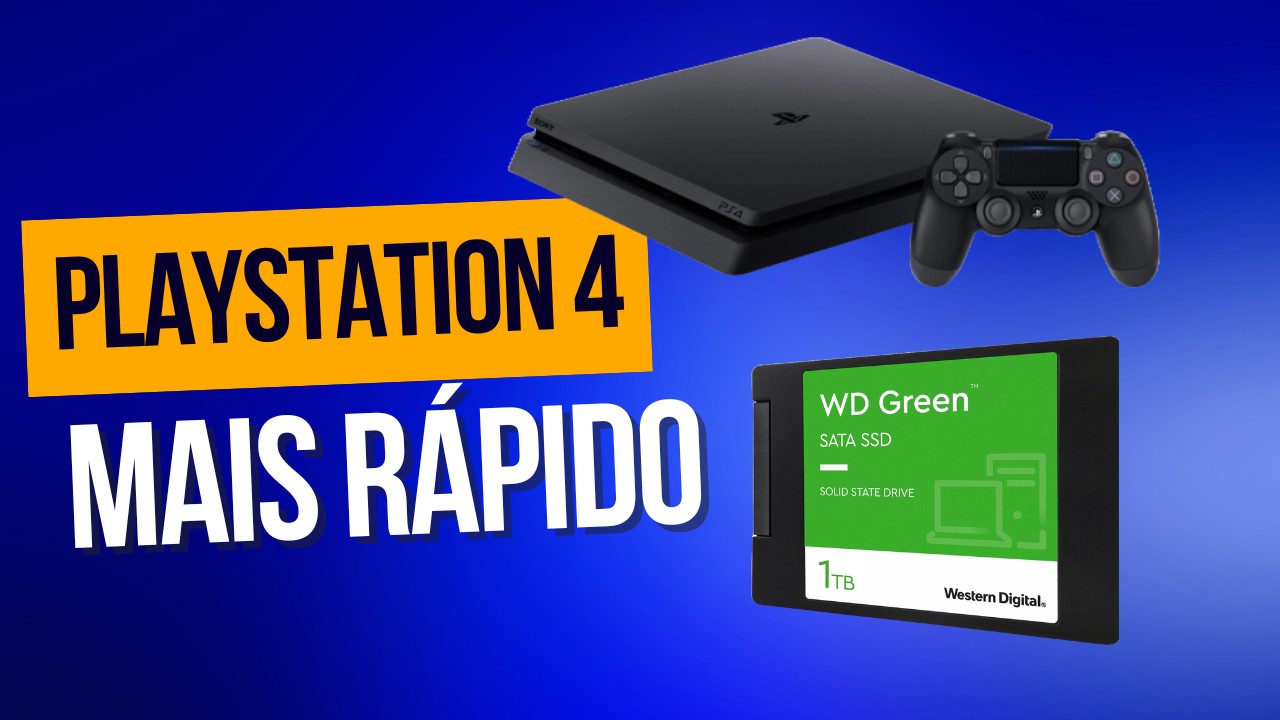 INSTALEI UM SSD NO PS4 SLIM E FICOU MUITO RÁPIDO, APRENDA COMO FAZER ESSE UPGRADE