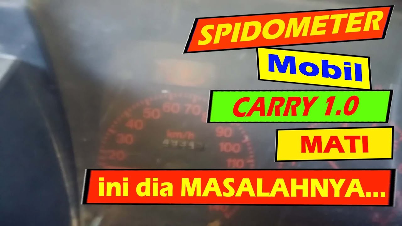 mengganti kabel spidometer mobil carry 1.0 #AutomanualChannel