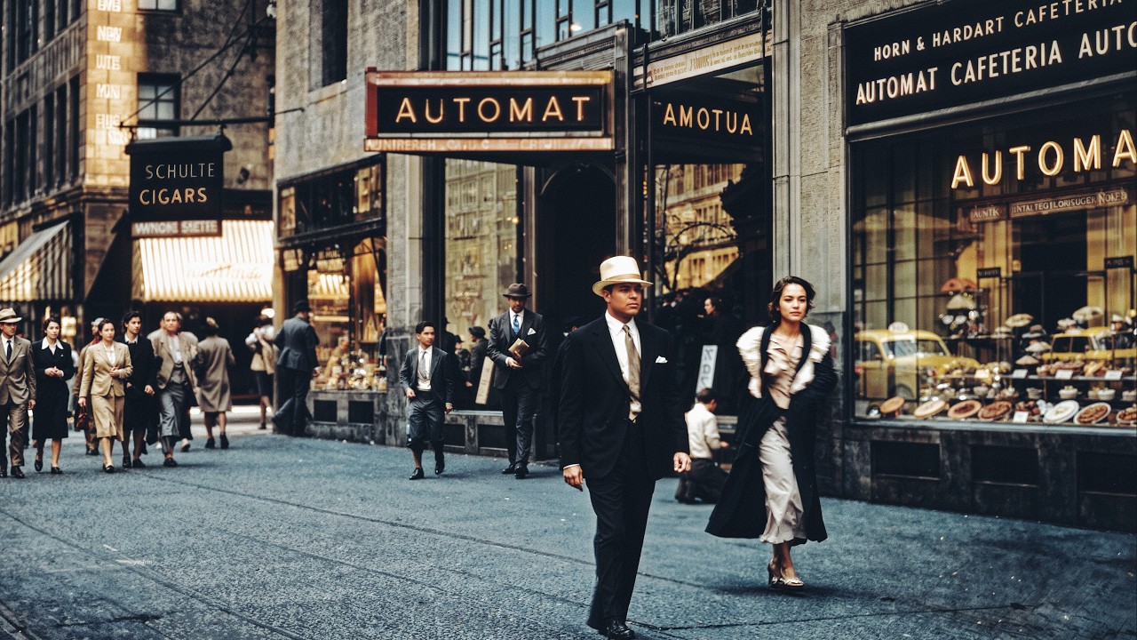 Restored History In Color. How We Lived In The Last Century: New York