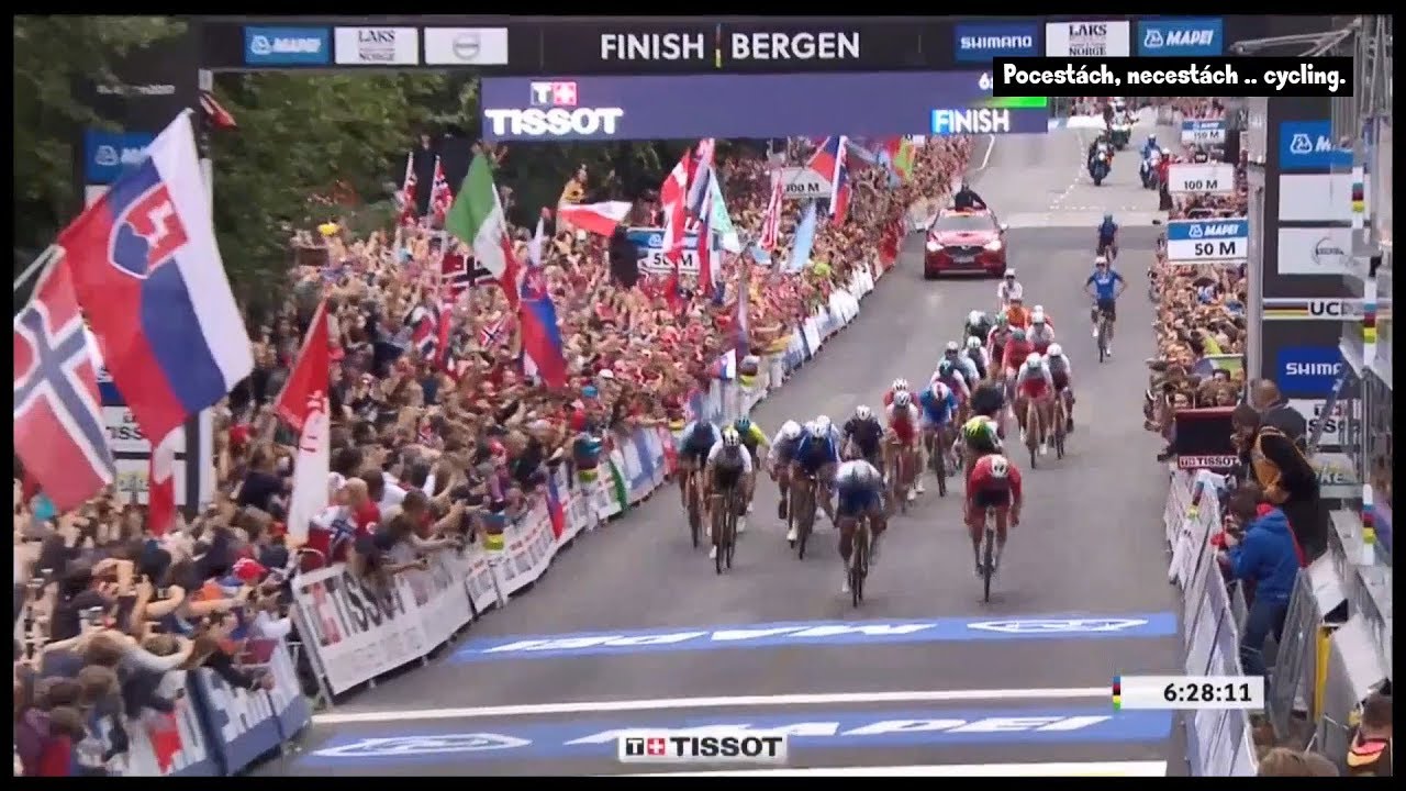 Sagan Last 1km - 2017 World Championship (men's cycling) - winner HD