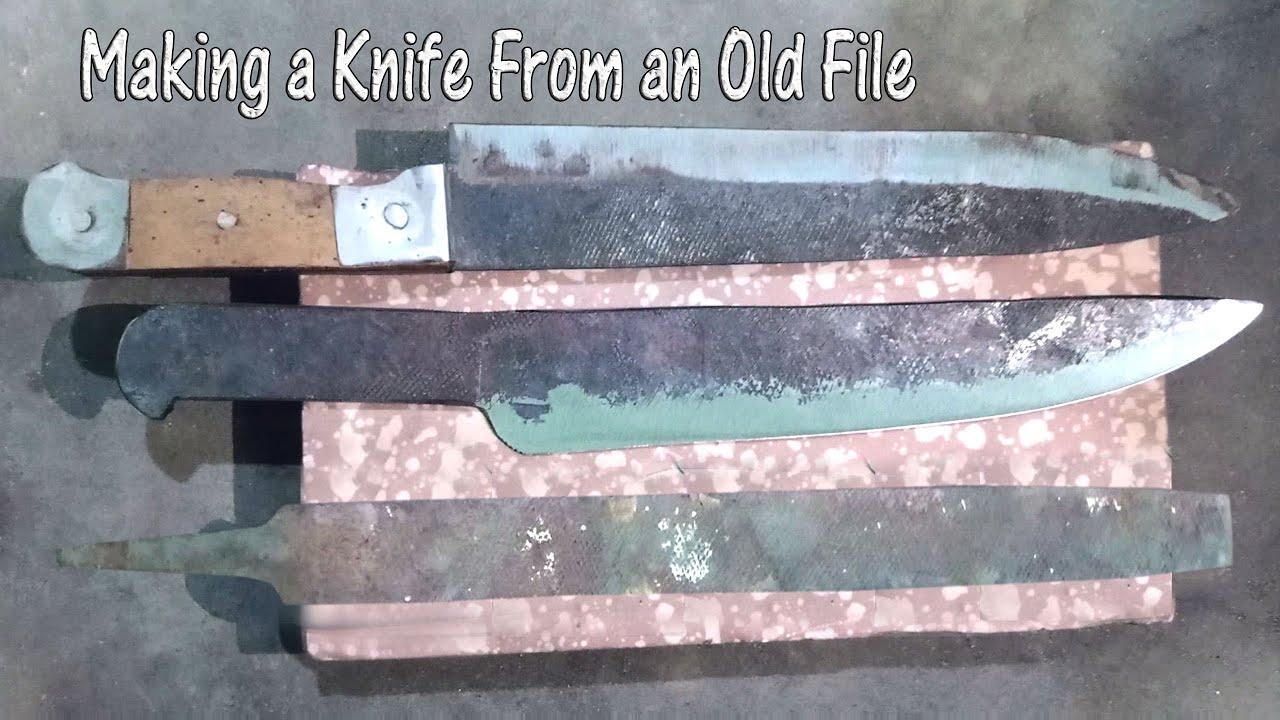 Knife Making /Making a Knife From an Old File /how to make knife