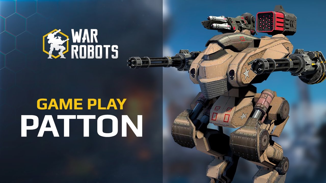 Walking War Robots: gameplay - Gl. Patton