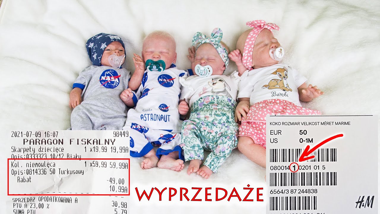Odc. 105 Gdzie kupić piękne ubranka dla niemowląt/lalek za grosze? WYPRZEDAŻE / My Reborn Kinderland