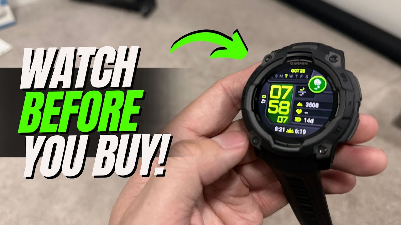 Стоит ли покупать Garmin Instinct 3 AMOLED? &mdash; Краткий обзор и характеристики/функции! #умныечасы