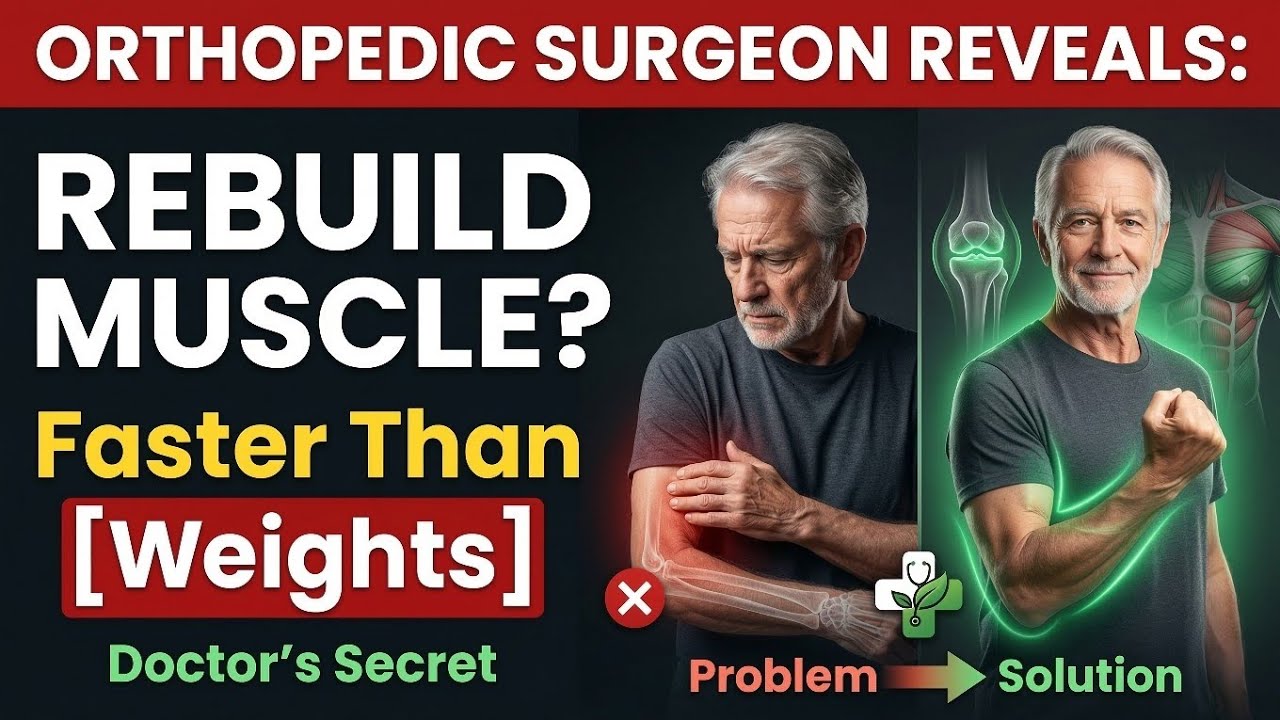 Orthopedic Surgeon Reveals: Rebuilds Muscle Strength FASTER Than Weights (No Equipment)