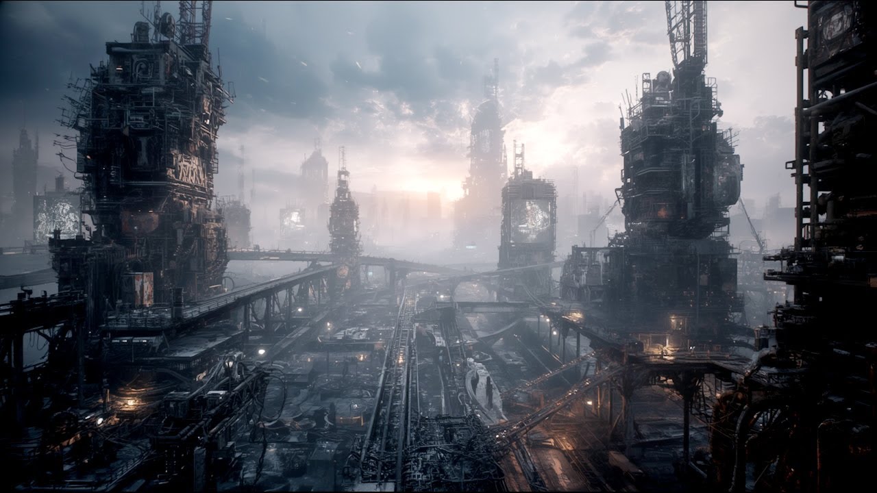 Shadow of The Maсhine | Post-Apocalyptic Dystopian Industrial Synthwave | Synth Pop