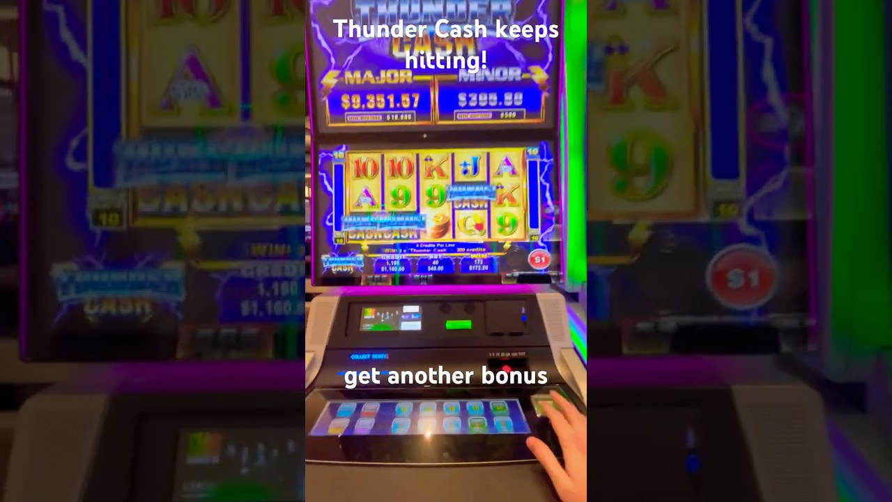 Thunder Cash is paying! #slots #casino #slotscasinogames #gambling #slotmachines
