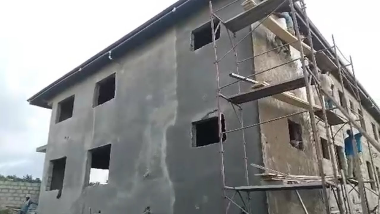 Строительство в городе Асебу, Гана: Внешняя гидроизоляционная штукатурка | Эпизод 13 | Проект Джи...