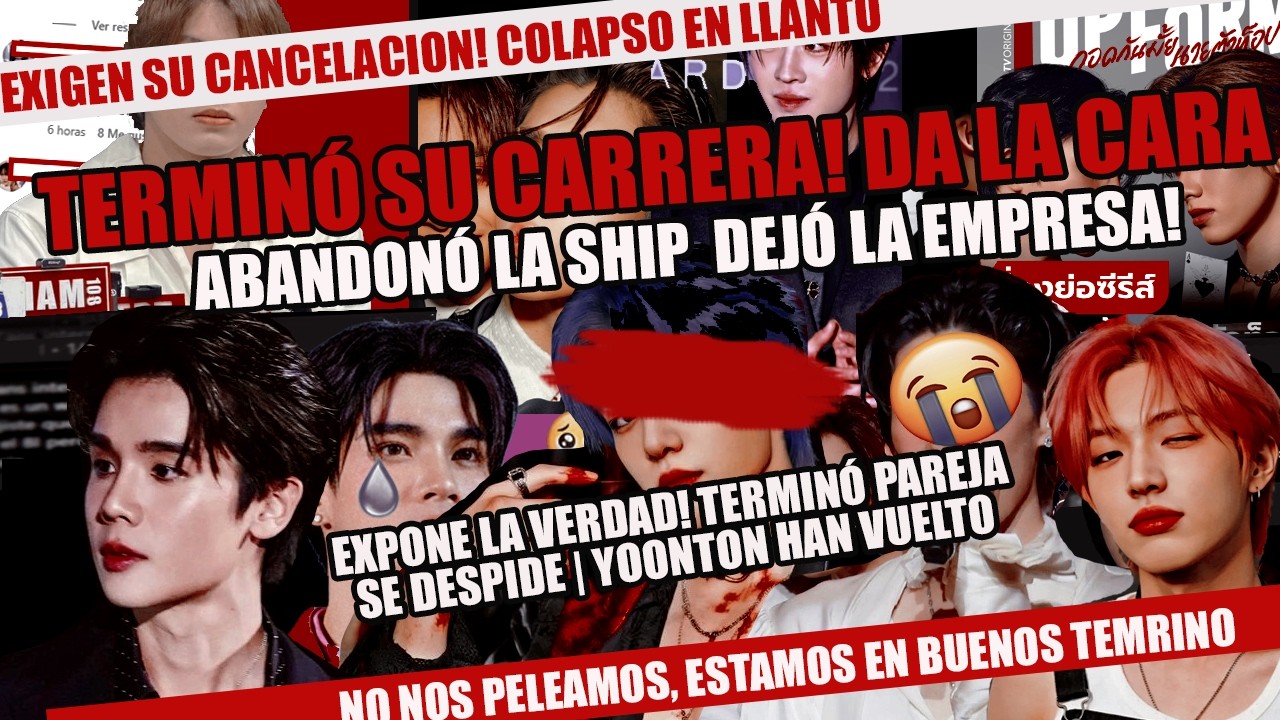 Tragedia! TERMINÓ SU CARRERA?💔😭CONFIRMA Abandonó la ship! DEJÓ LA EMPRESA! Terminó pareja! #yoonton