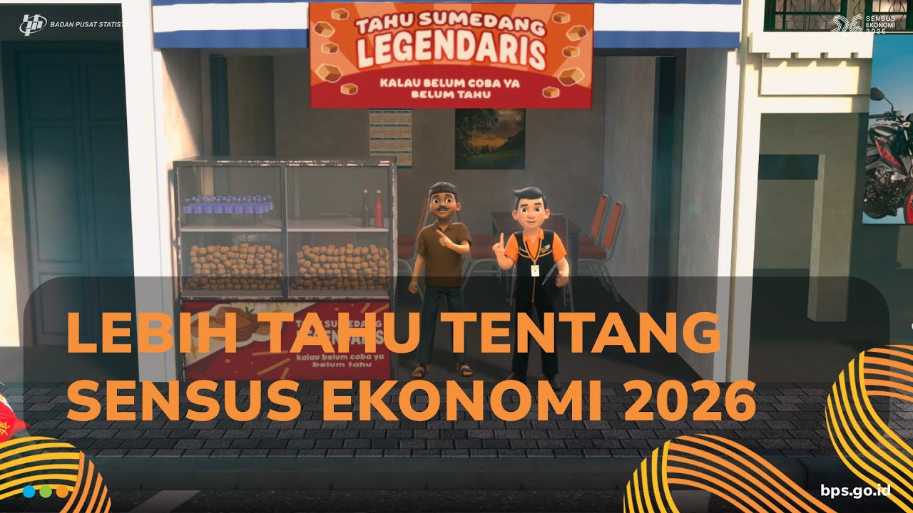 [Sensus Ekonomi] Iklan Layanan Masyarakat tentang Sensus Ekonomi 2026
