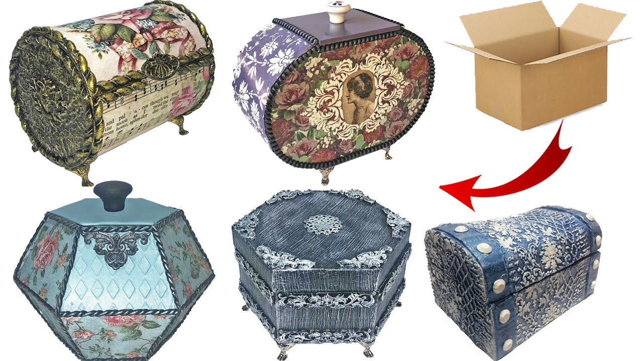 TOP 5 IDEAS FOR CARDBOARD BOX / CARDBOARD DECORATION