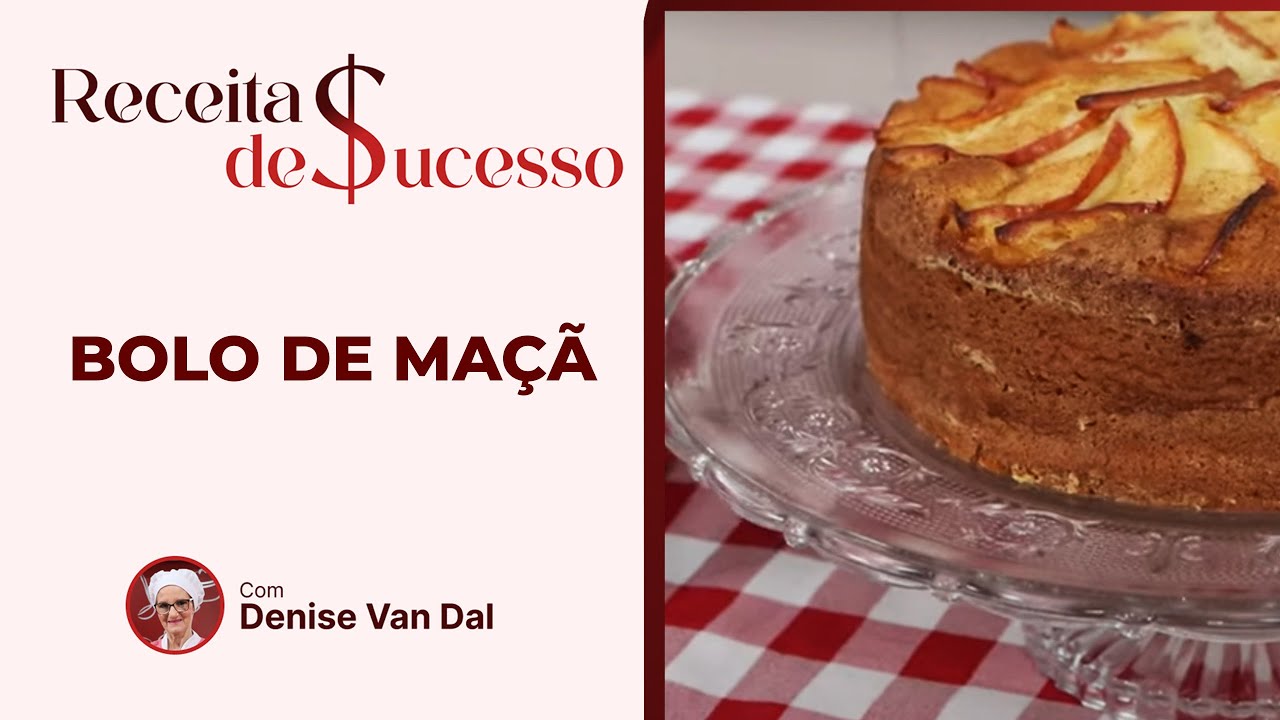 Receita de Sucesso - Bolo de Maçã