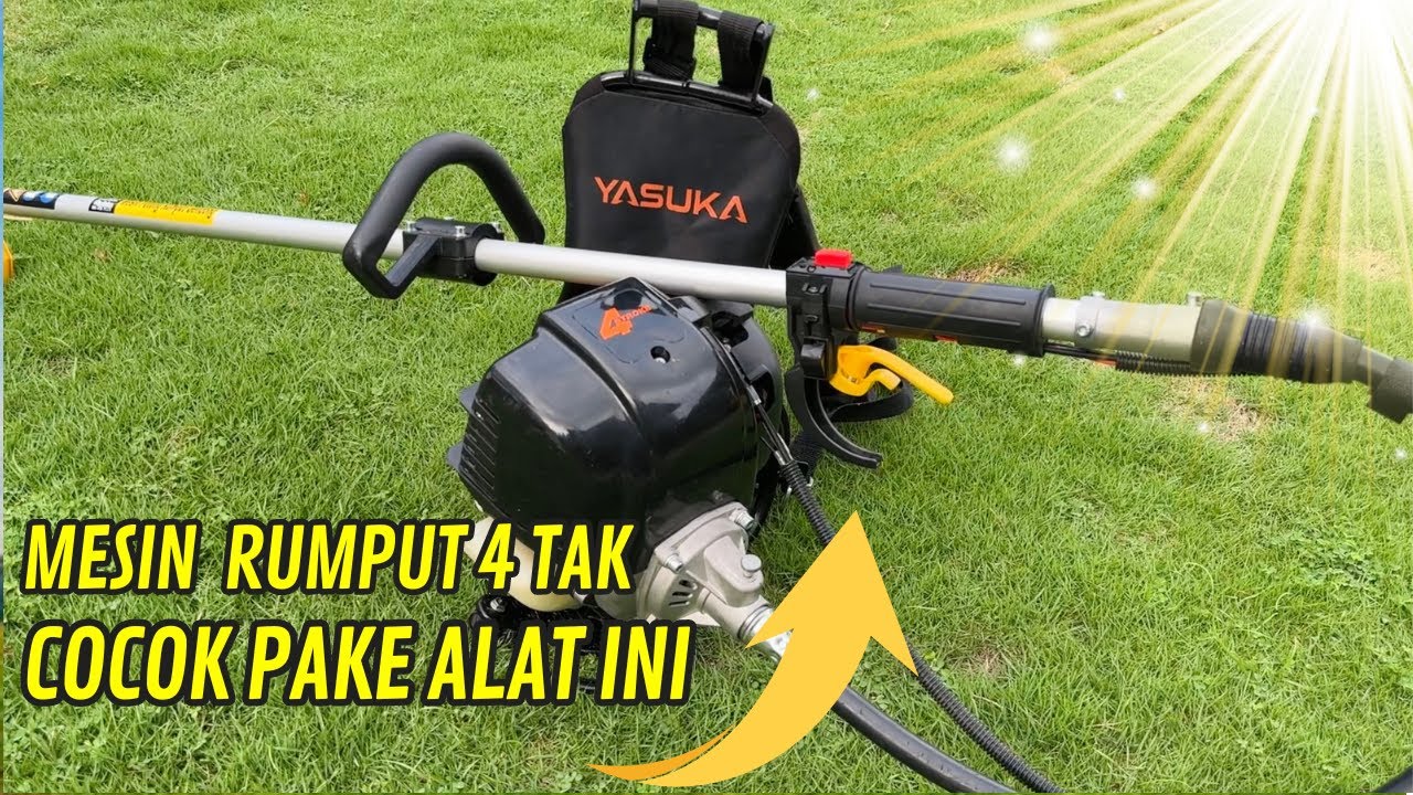 Cara Pasang Handle Gas Manual di Mesin Rumput 4 Tak