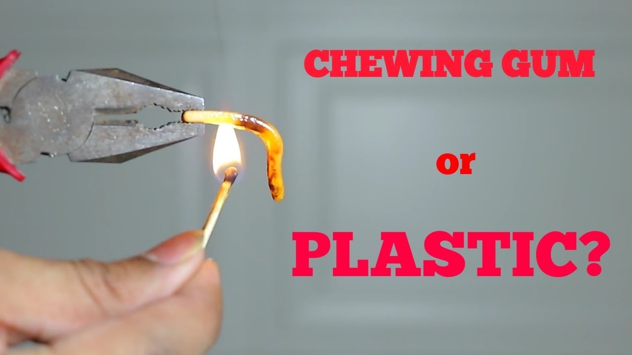 Chewing Gum + Fire = Plastic | Weirdo Video-2