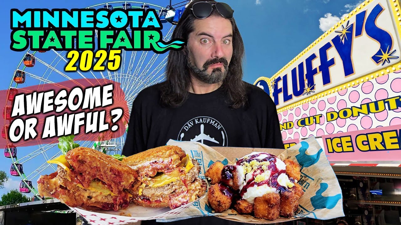 I Ate The Weirdest Foods at the MINNESOTA STATE FAIR 2025!