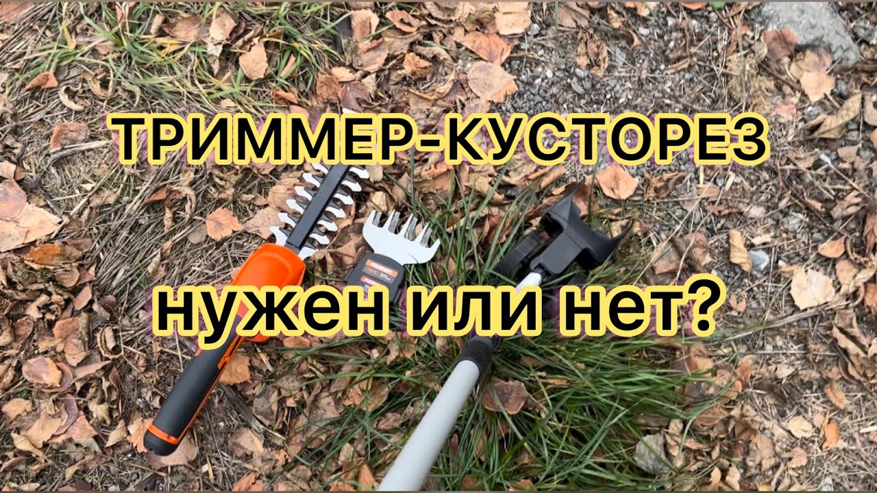 РАСПАКОВКА. Тестируем аккумуляторные садовые ножницы + кусторез Patriot
